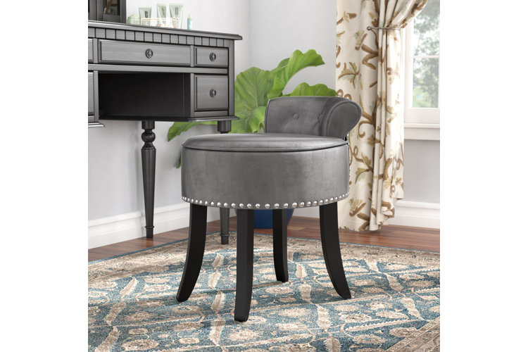 Top 15 Gray Vanity Stools in 2023 Wayfair